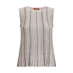 Missoni Multicolor Rayon Sleeveles Women's T-Shirt